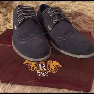 ROYAL Men's Kevin-02 Wing Tip Oxford Dress Shoe